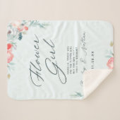 Couverture Sherpa Citation Fleur Fleur Fleur de pivoine Fleur Jardin (Devant (Horizontal))