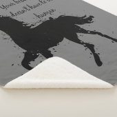 Couverture Sherpa Citation Inspirationnelle Cheval Meilleur Ami (3/4)