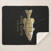 Couverture Sherpa Citation Motivationnelle amusante Ne pas être une (Devant (Horizontal))