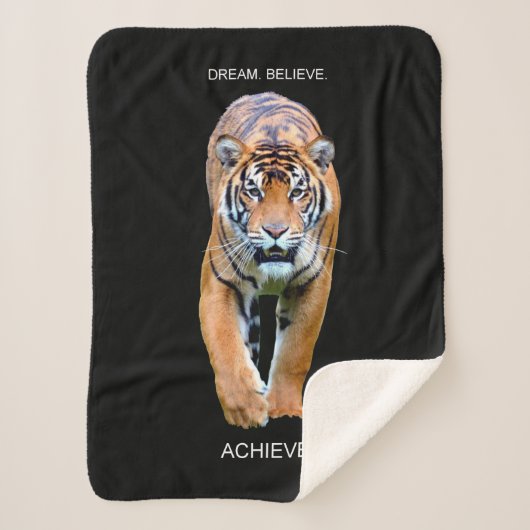 Couverture Sherpa Citation Motivationnelle Tiger Success Auto Improv (Devant)
