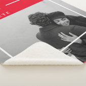 Couverture Sherpa Citation romantique et photo | Cadeau Valentines (3/4)