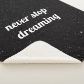 Couverture Sherpa Citation Sherpa Blanket sur le ciel nocturne avec  (3/4)