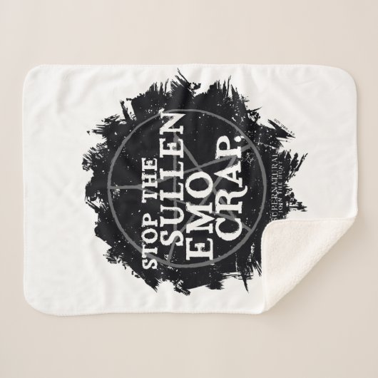 Couverture Sherpa Citation surnaturelle "Emo" (Devant (Horizontal))