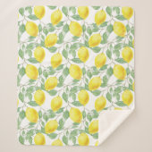 Couverture Sherpa Citron (Devant)