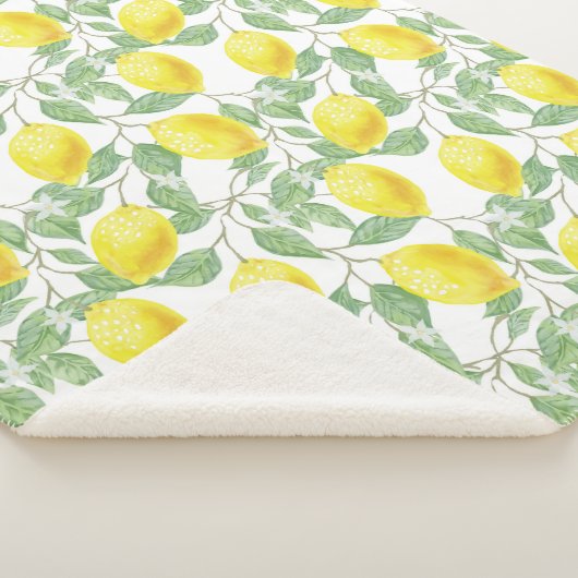 Couverture Sherpa Citron (3/4)