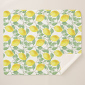 Couverture Sherpa Citron (Devant (Horizontal))