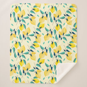 Couverture Sherpa Citron