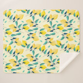 Couverture Sherpa Citron (Devant (Horizontal))