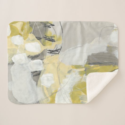 Couverture Sherpa Citron (Devant (Horizontal))