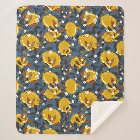 Couverture Sherpa Citron (Devant)