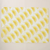 Couverture Sherpa Citron (Devant (Horizontal))