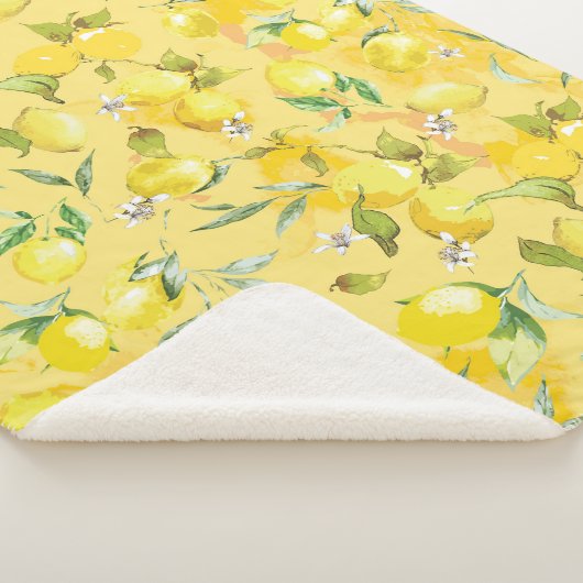 Couverture Sherpa citron vert IV (3/4)