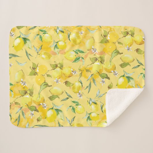 Couverture Sherpa citron vert IV (Devant (Horizontal))