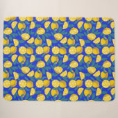 Couverture Sherpa Citrons (Devant (Horizontal))