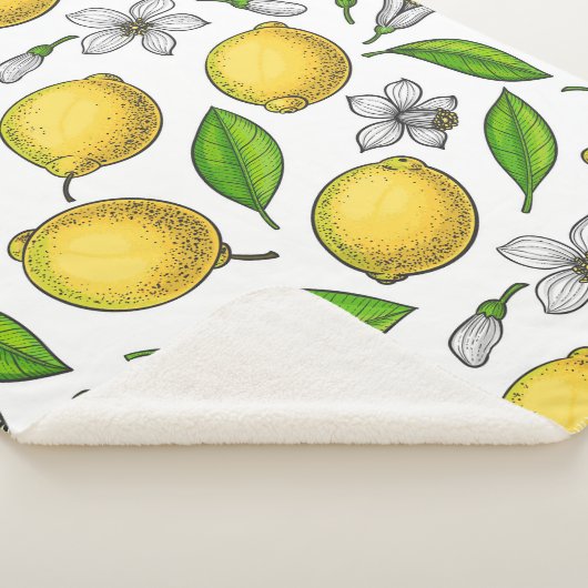 Couverture Sherpa Citrons (3/4)