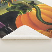 Couverture Sherpa Citrouille Dragon Cauldron Halloween (3/4)