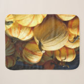 Couverture Sherpa Citrouille Patch Fun sur un (Devant (Horizontal))