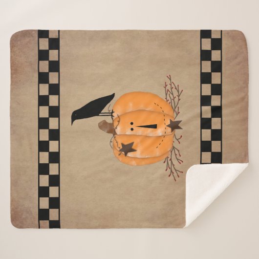 Couverture Sherpa Citrouille principal du pays (Devant (Horizontal))