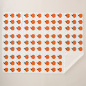 Couverture Sherpa Citrouilles de récolte d'automne (Devant (Horizontal))