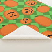 Couverture Sherpa Citrouilles d'Halloween (3/4)
