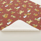 Couverture Sherpa Citrouilles Golden Retriever (3/4)