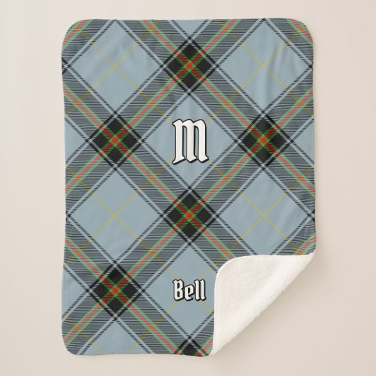 Couverture Sherpa Clan Bell Tartan (Devant)
