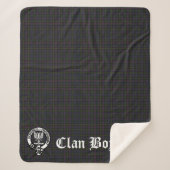 Couverture Sherpa Clan Boyle Tartan (Devant)