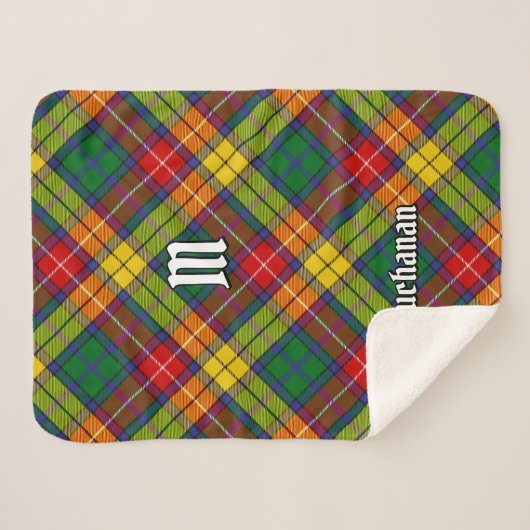 Couverture Sherpa Clan Buchanan Tartan (Devant (Horizontal))