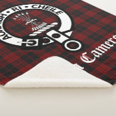 Couverture Sherpa Clan Cameron Crest Badge et Tartan (3/4)