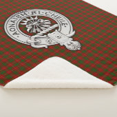 Couverture Sherpa Clan Cameron Crest & Tartan (3/4)