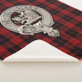 Couverture Sherpa Clan Campbell Crest & Armaddie Tartan (3/4)