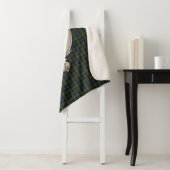 Couverture Sherpa Clan Campbell Crest & Tartan (En situation)