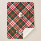 Couverture Sherpa Clan Carnegie robe Tartan (Devant)