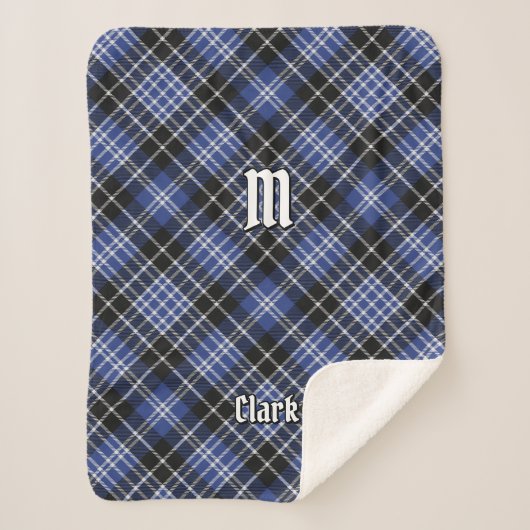 Couverture Sherpa Clan Clark Tartan (Devant)