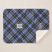 Couverture Sherpa Clan Clark Tartan (Devant (Horizontal))