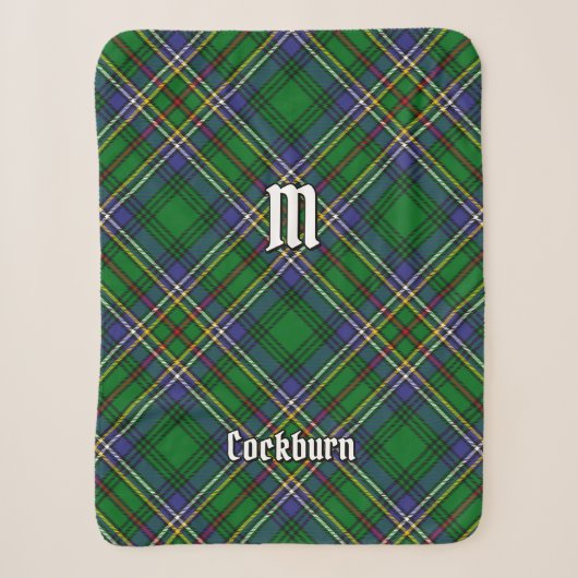 Couverture Sherpa Clan Cockburn Tartan (Devant)