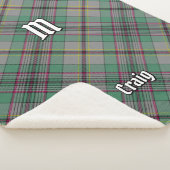 Couverture Sherpa Clan Craig Tartan Sherpa Blanket (3/4)