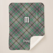 Couverture Sherpa Clan Craig Tartan Sherpa Blanket (Devant)