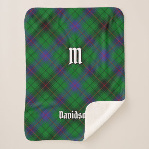 Couverture Sherpa Clan Davidson Tartan