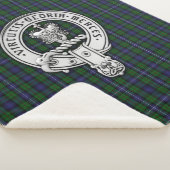 Couverture Sherpa Clan Donnachaidh (Robertson) Crest /Hunting Tartan (3/4)