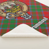 Couverture Sherpa Clan Drummond Crest sur Tartan (3/4)