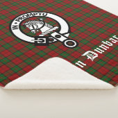 Couverture Sherpa Clan Dunbar Crest Badge & Tartan (3/4)