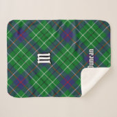 Couverture Sherpa Clan Duncan Tartan (Devant (Horizontal))