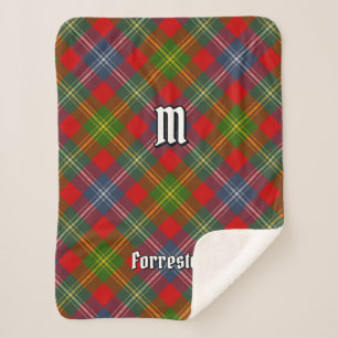 Couverture Sherpa Clan Forrester Tartan