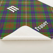 Couverture Sherpa Clan Fraser Chasse Tartan Sherpa Blanket (3/4)