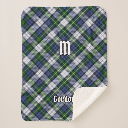Couverture Sherpa Clan Gordon habiller Tartan Sherpa Blanket (Devant)