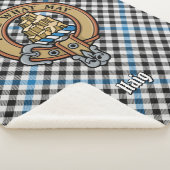 Couverture Sherpa Clan Haig Crest over Check Tartan (3/4)
