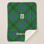 Couverture Sherpa Clan Henderson Tartan (Devant)