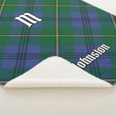 Couverture Sherpa Clan Johnston Tartan Sherpa Blanket (3/4)