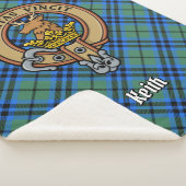 Couverture Sherpa Clan Keith Crest sur Tartan (3/4)